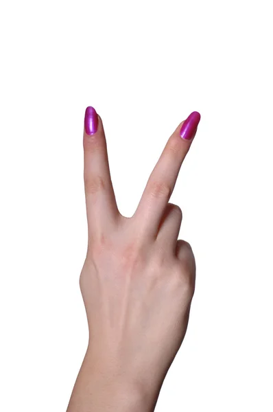 Dessa fingrar är gjorda för att gå — Stockfoto