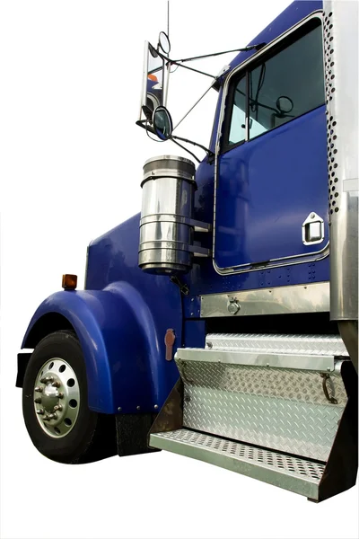 Kék teherautó vezetőfülke — Stock Fotó