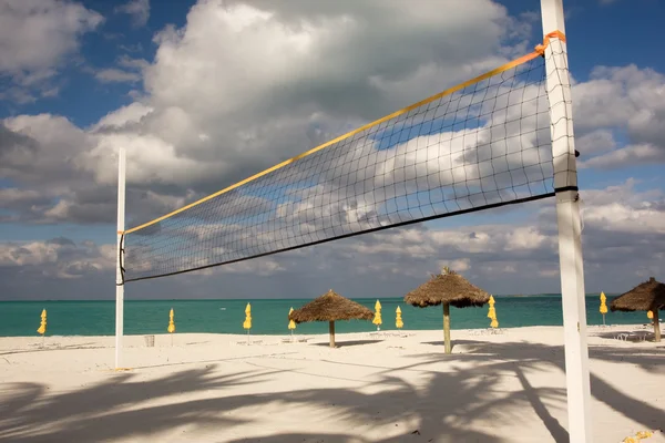 Пляжний волейбол — стокове фото