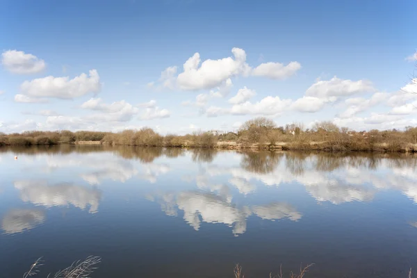 stock image Cloud reflections