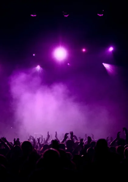 Атмосфера фиолетового концерта Лицензионные Стоковые Фото