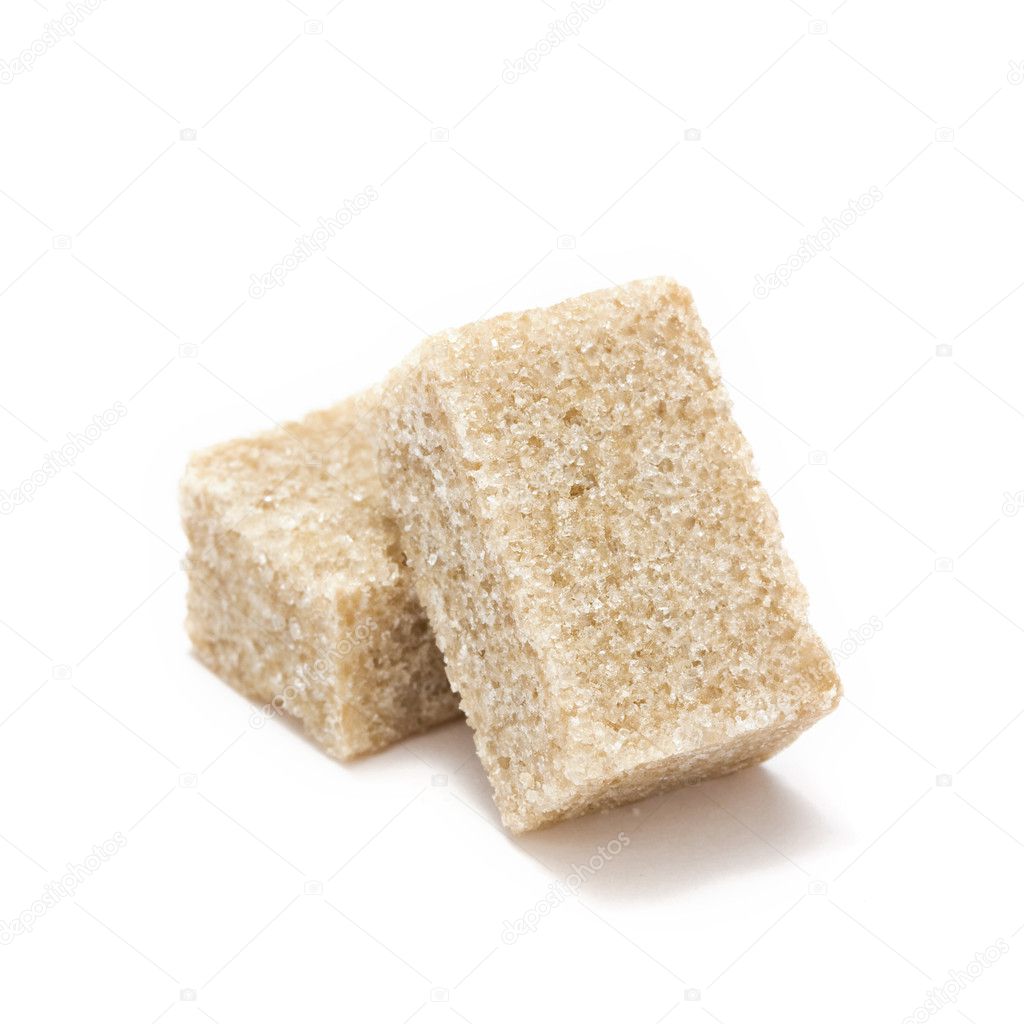 Two sugar cubes isolated on white backgr — Stock Photo © ivo_13 #2167217