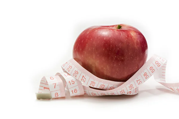 stock image Apple measured the meter