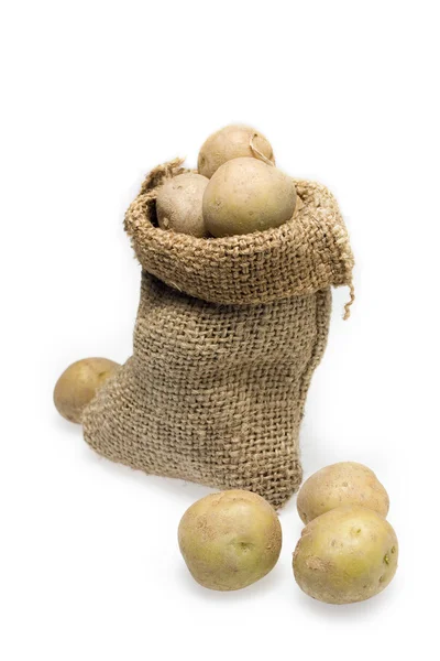 Zak aardappelen — Stockfoto