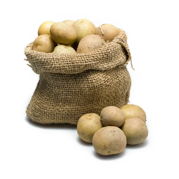 Bir çuval patates. — Stok fotoğraf