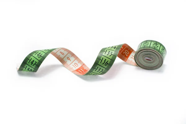 Curved measuring tape — Stock Photo, Image