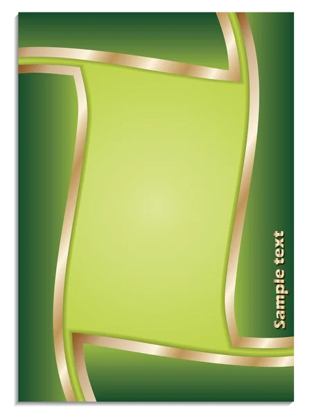Grüner stilvoller Hintergrund — Stockvektor
