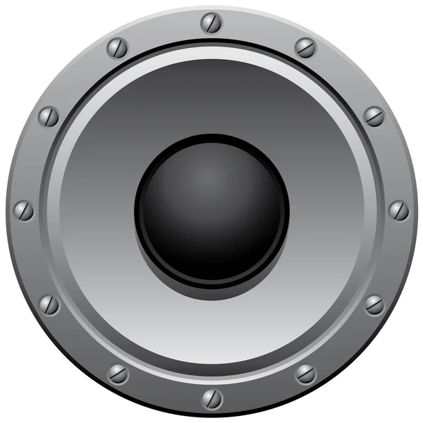 灰色扬声器 — 图库矢量图片