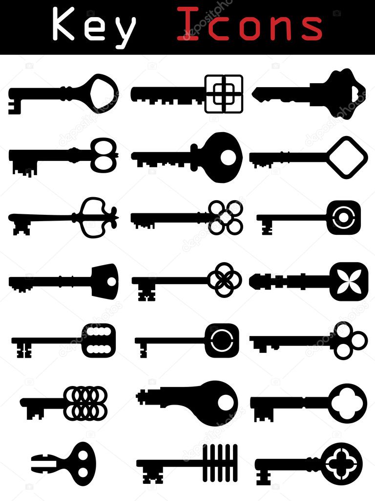 Key Icon set