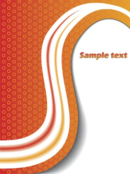 Orange abstrait — Image vectorielle