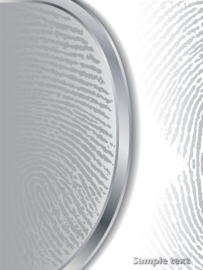 Fading gray fingerprints clipart