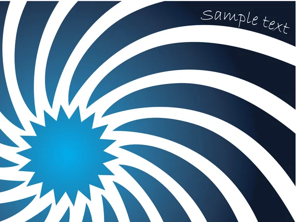 Swirl in blauw — Stockvector