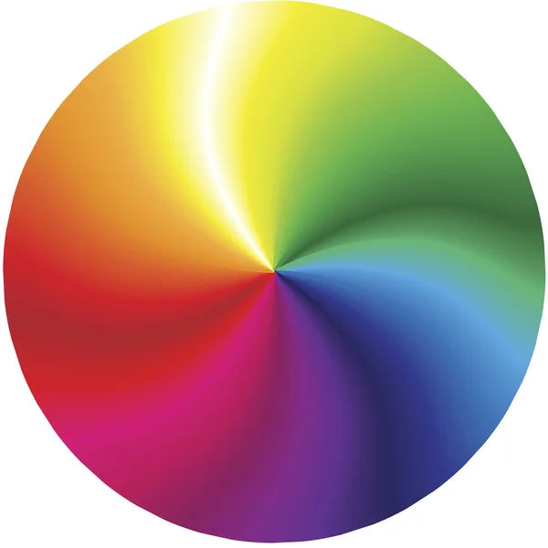 Círculo arco-íris abstrato —  Vetores de Stock