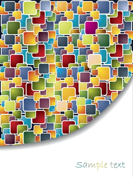 Brochure multicolore — Image vectorielle