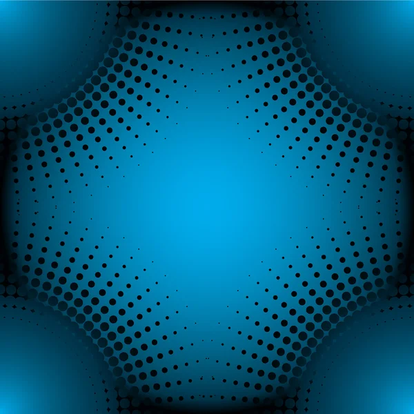 Halftone background blue — Stock Vector