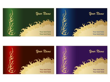 Tribal Business Card clipart