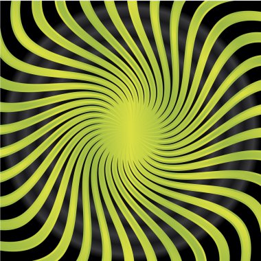 Abstract green twirl clipart