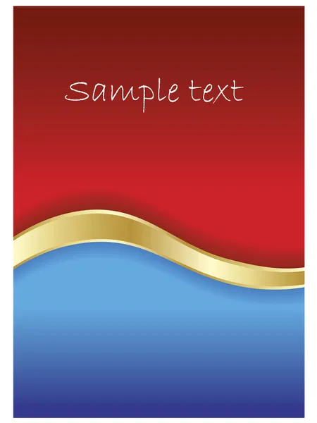 Red & blue background — Stock Vector