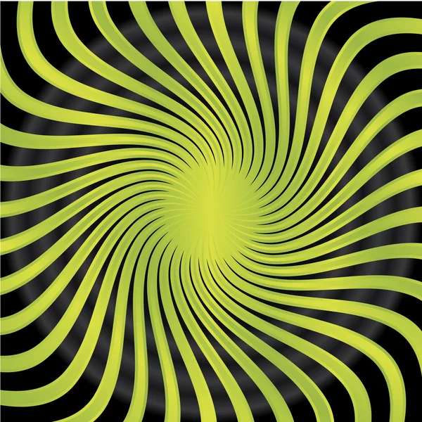 抽象的绿色旋转扭曲 — 图库矢量图片
