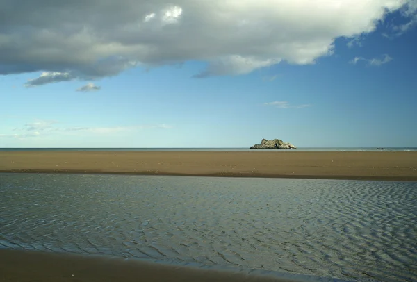 stock image Solitary bluff in ocean