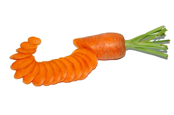 Fetta di carota — Foto Stock