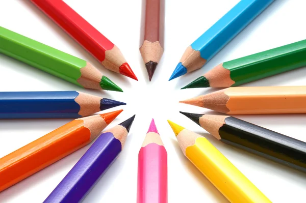 Colori matite — Foto Stock