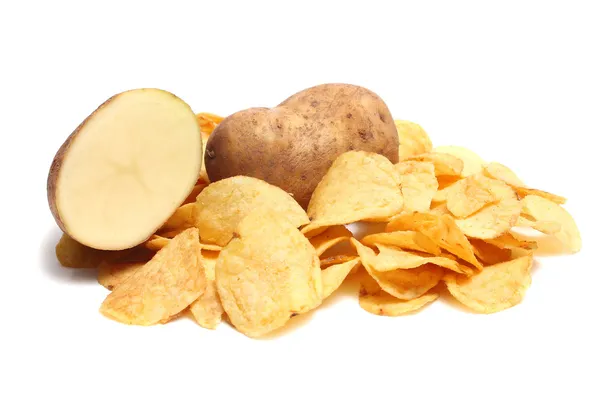 Chips potatis — Stockfoto