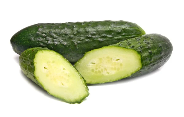 Cut cucumbers — Stock Photo, Image