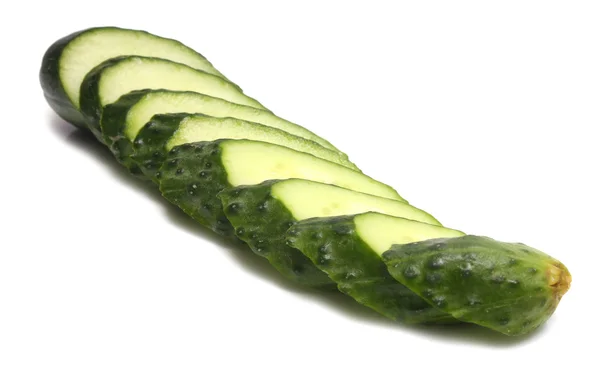 Cut cucumber — Stock Photo, Image