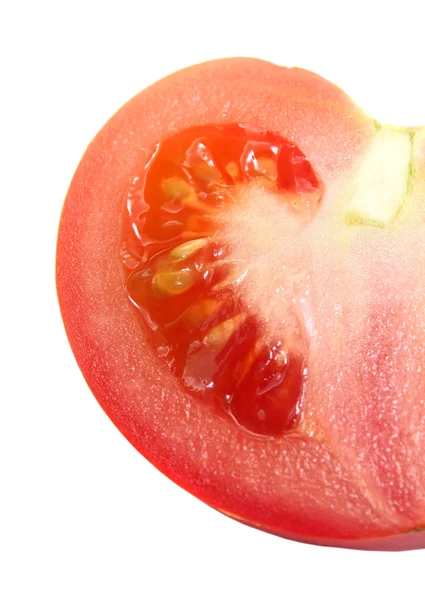 Tomat skuren närbild — Stockfoto