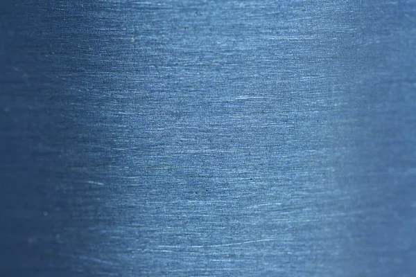 Синий алюминиевый макрофон — стоковое фото
