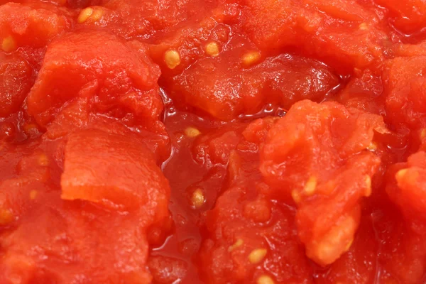 Tomates em cubos — Fotografia de Stock