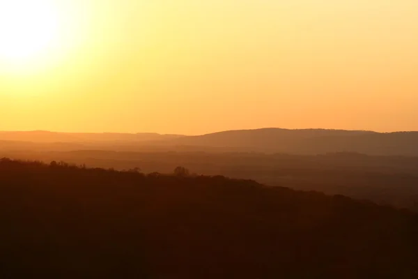 stock image Mountain sunset