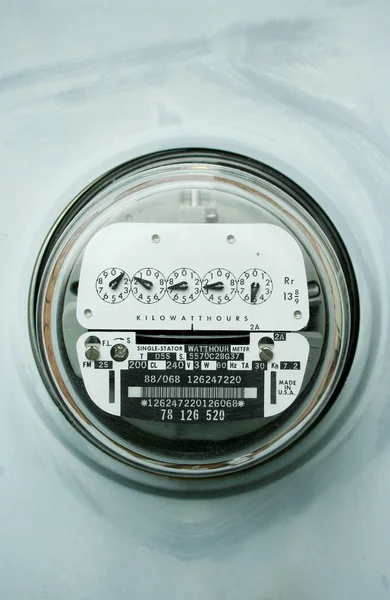 Medidor de energia elétrica em casa — Fotografia de Stock