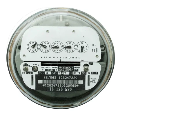 Home electric power meter — Stock Photo, Image
