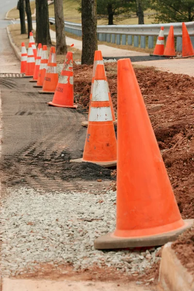 Construction cones — Stock Photo, Image