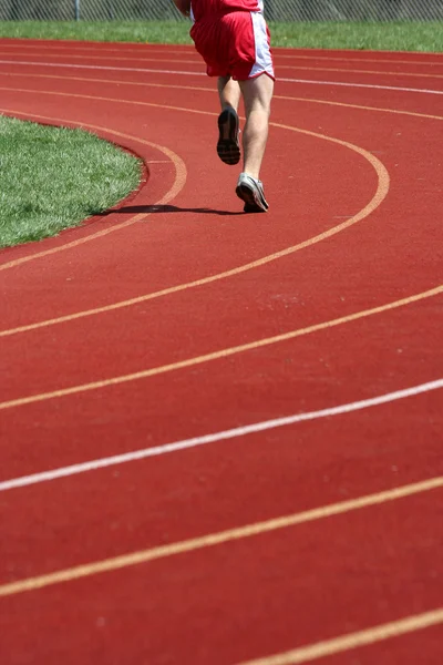 Track runner — Zdjęcie stockowe