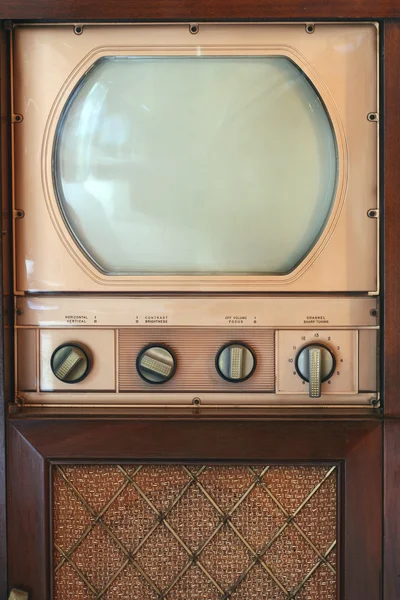 Винтажный телевизор — стоковое фото