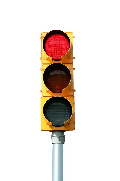 Rood verkeer signaal licht — Stockfoto