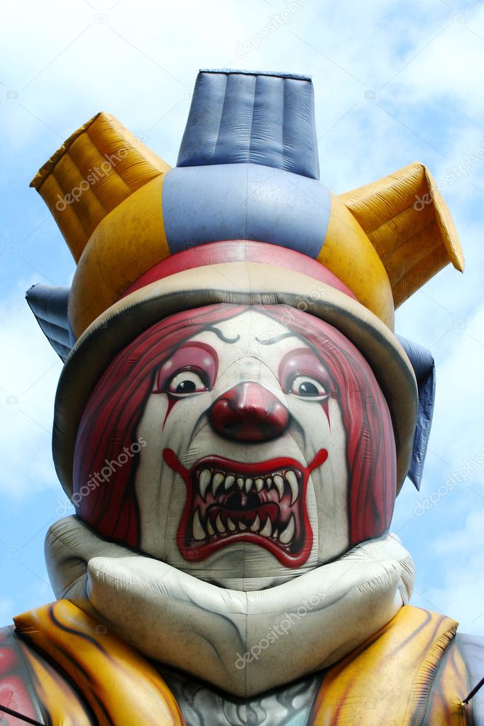 Blow up scary clown