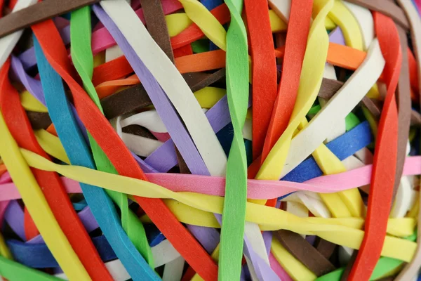 Χρωματιστά rubberband μπάλα μακροεντολή — Φωτογραφία Αρχείου