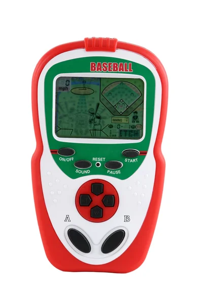 Isolated handheld baseball video game — Stock Photo, Image