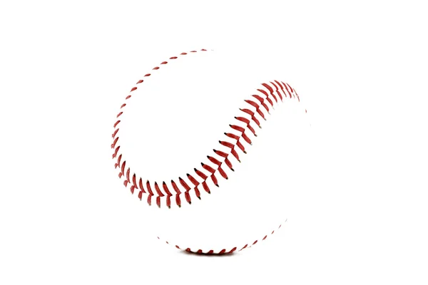 Isolated hi key baseball — Stock Photo, Image