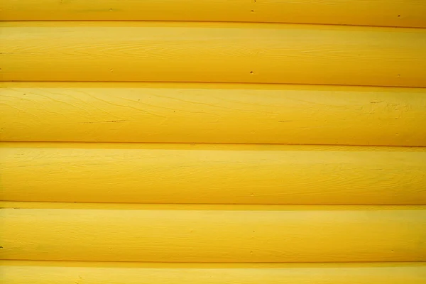 Yellow log wall abstract background — Stock Photo, Image