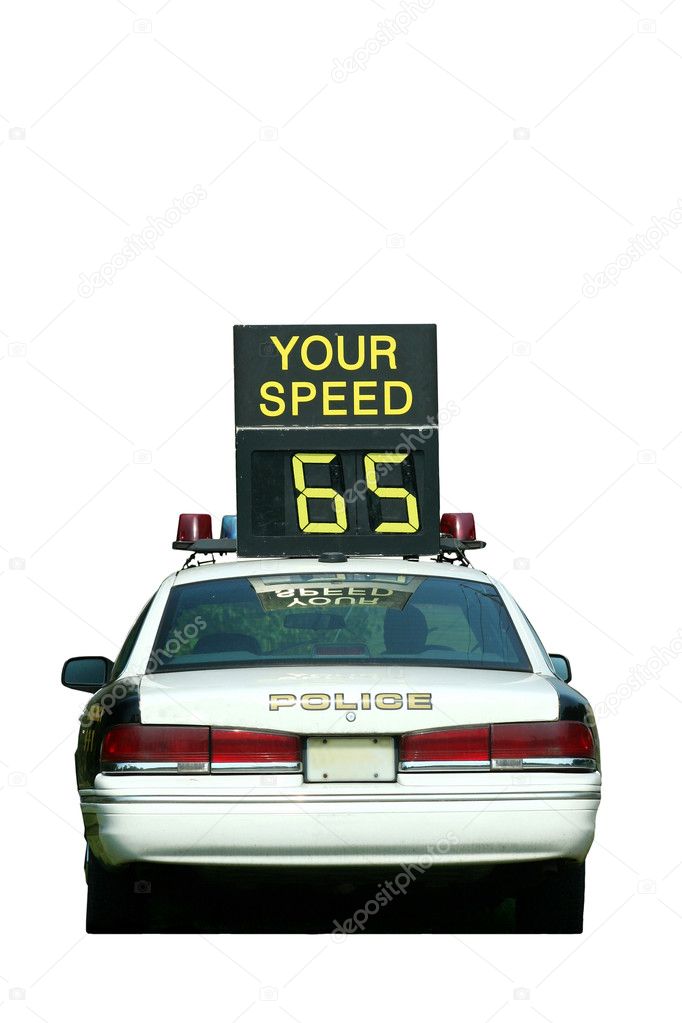 Police Car Speed Check