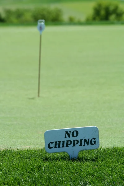 No chipping sign — Stock Photo, Image