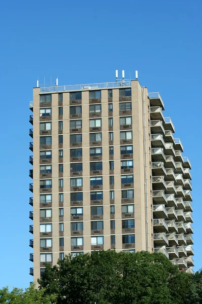 stock image Hi-rise apartment building