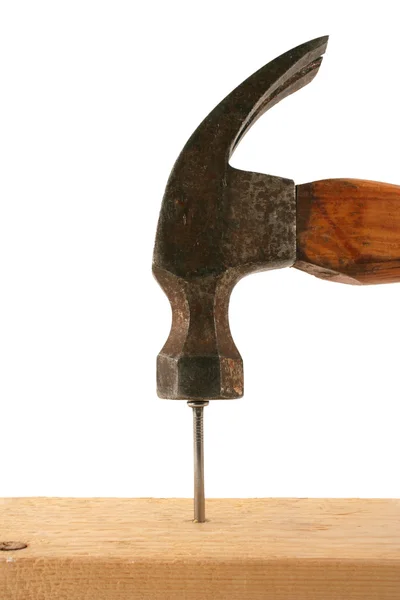 Hammer and nail — Stock Photo, Image