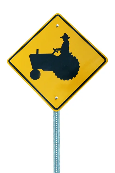 Тракторный знак — стоковое фото