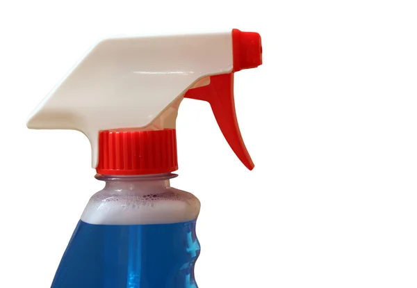 Spray palack fehér háttér — Stock Fotó
